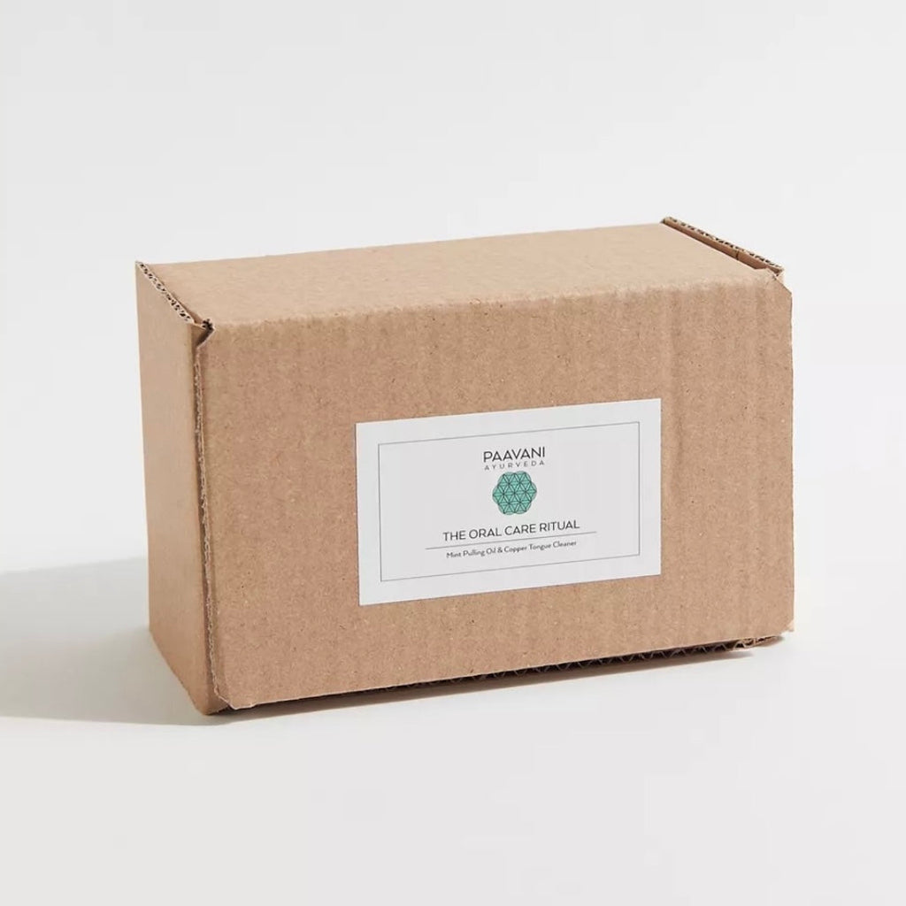 Mint Oral Care Ritual | Ayurvedic Oil Pulling & Tongue Cleaning